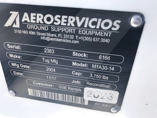 Baggage Tractor Tug M1A30-14