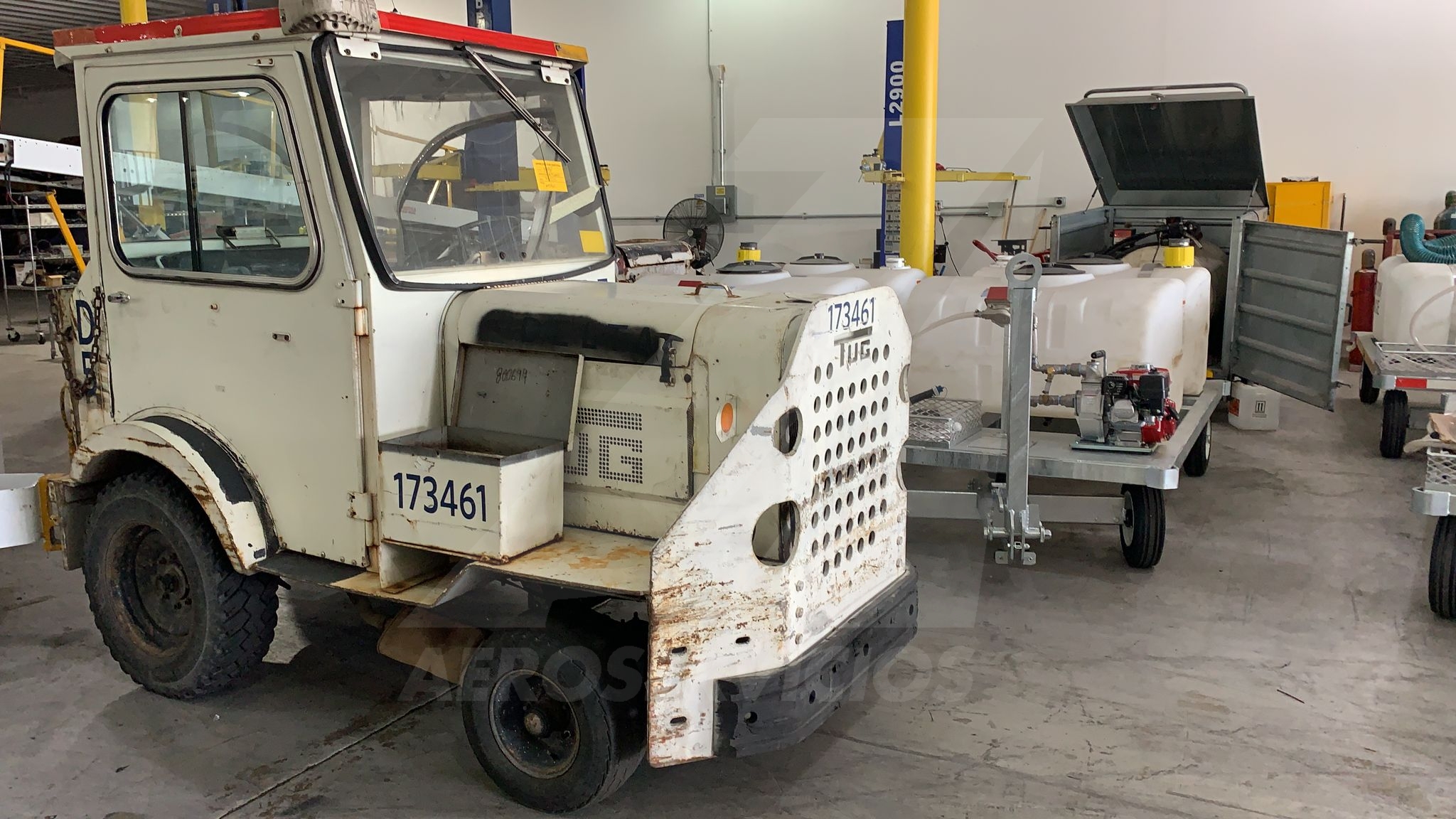 Baggage Tractor Tug MA-50 Cab