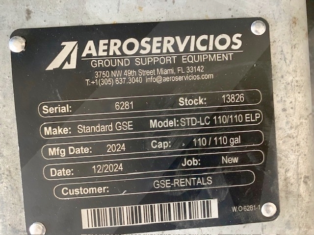 Electric Lavatory Service Cart - Standard GSE STD LC 110/110 ELP