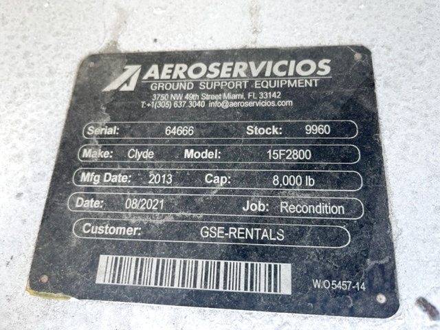 Baggage Cart Clyde 15F2800