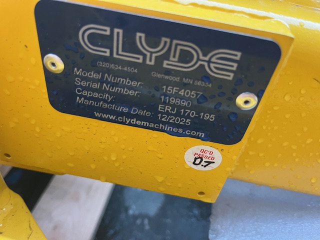 Tow Bar Clyde 15F4057 - ERJ 170/75/90/95