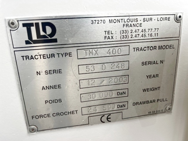Push Back Tractor TLD TMX-400