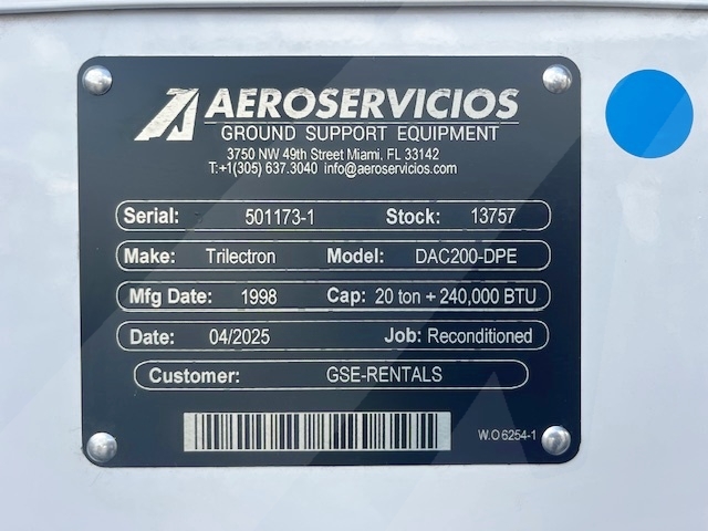 Air Conditioning Unit Trilectron DAC200-DPE + Heater