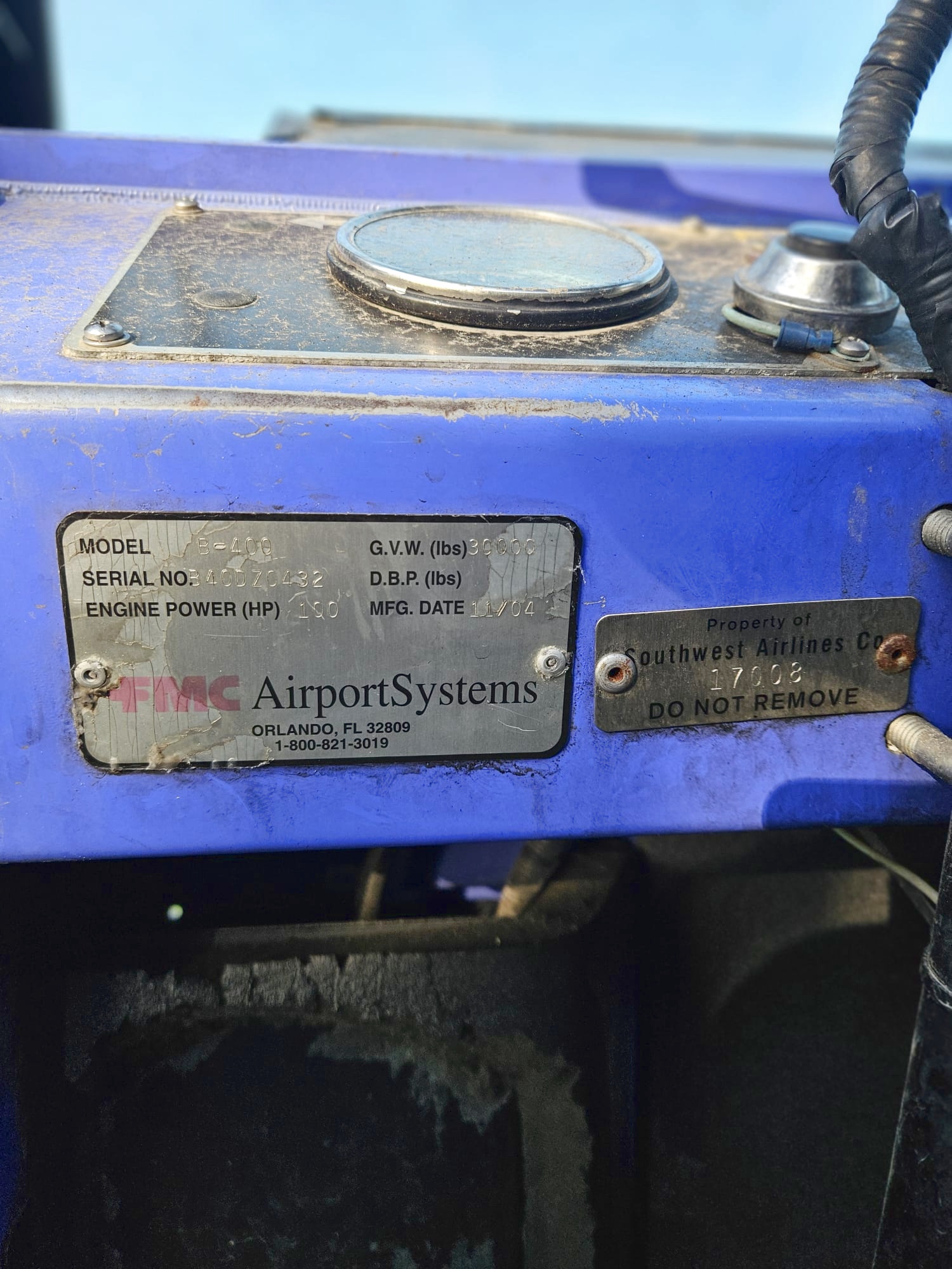 Push Back Tractor FMC B-400
