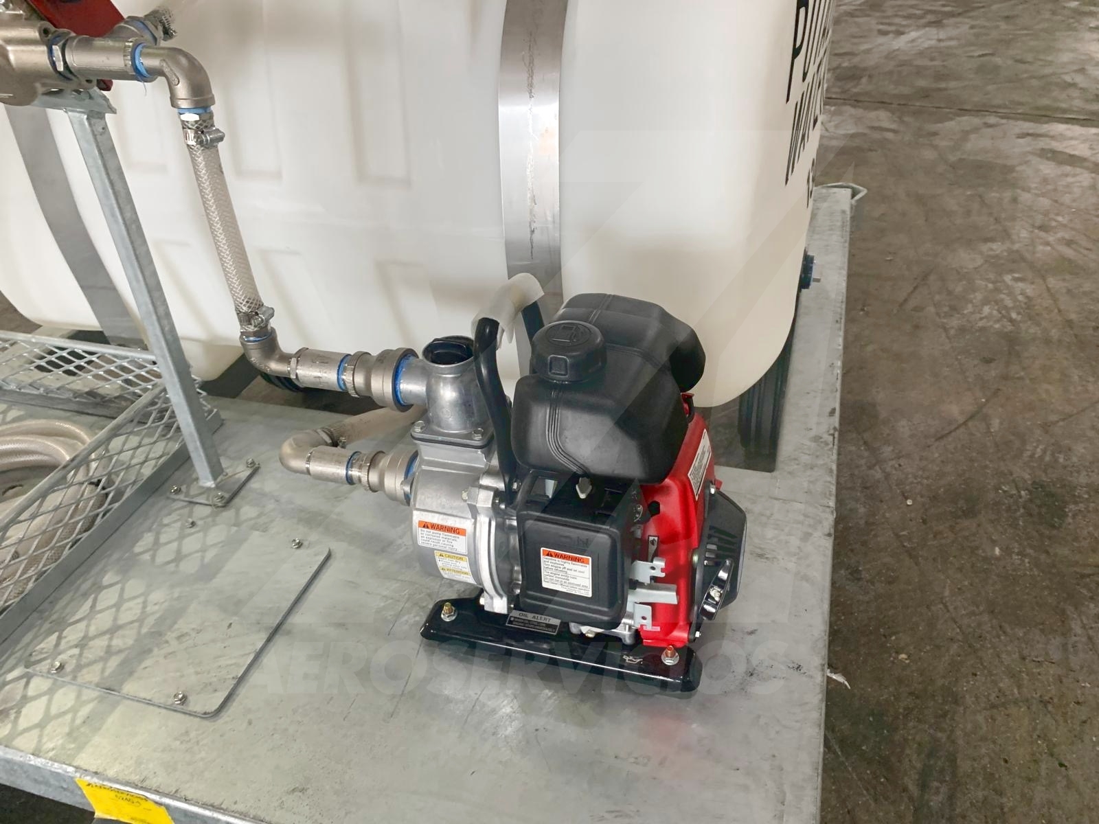 Potable Water Service Cart STD-PC-155 Galvanized