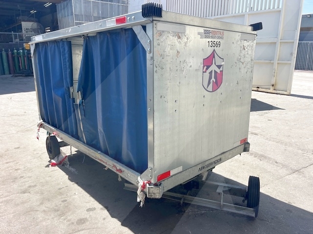 Baggage Carts Closed Iscar BCL-8 Galvanized 2023