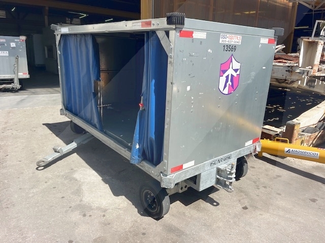 Baggage Carts Closed Iscar BCL-8 Galvanized 2023