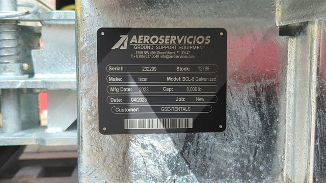 Baggage Carts Closed Iscar BCL-8 Galvanized 2023