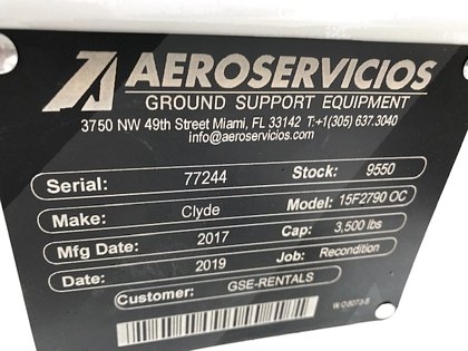 2017 LD3 Clyde 15F2790- Open Caster