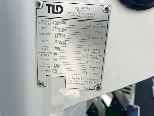Push Back Tractor TLD TMX-150-9 Tier 4F