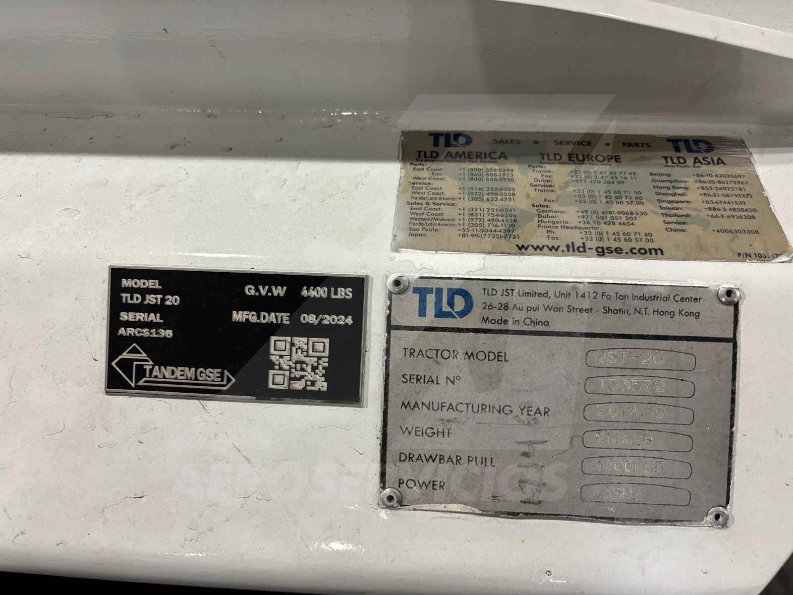 Baggage Tractor TLD JST-20