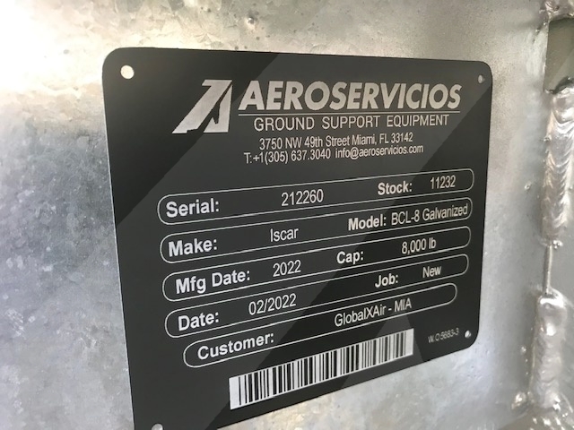 Baggage Carts Closed Iscar BCL-8 Galvanized 2022