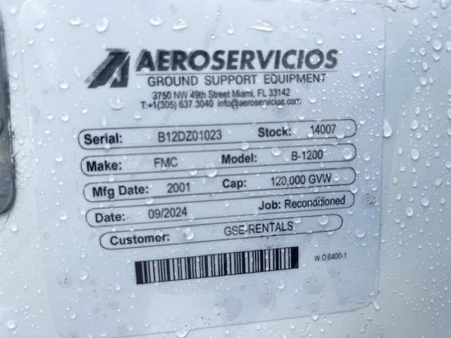 Push Back Tractor FMC B-1200