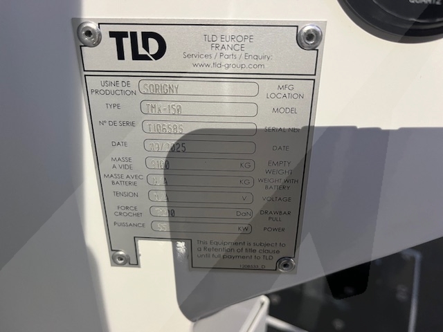 Push Back Tractor TLD TMX-150-9 Tier 4F