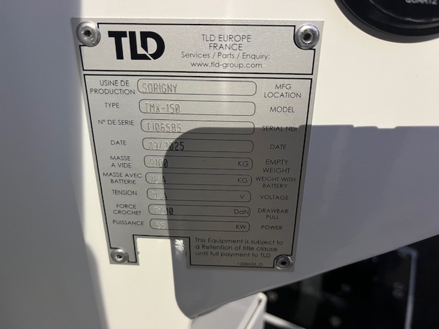 Push Back Tractor TLD TMX-150-9 Tier 4F