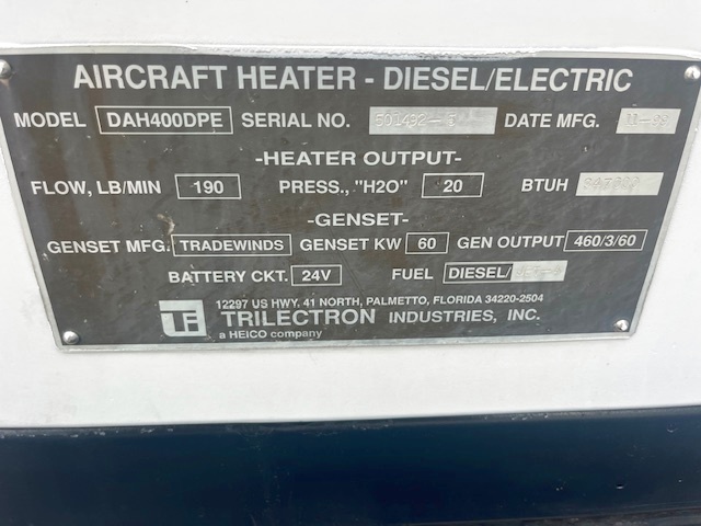 Heater Trilectron DAH-400DPE - 347000 BTU