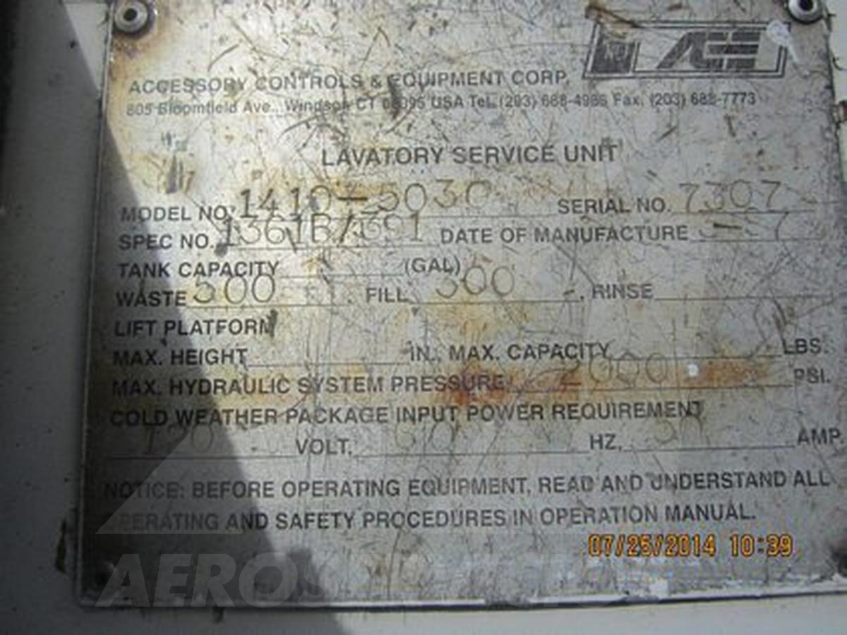 Lavatory Truck ACE 1410-5030