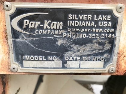 Lavatory Cart Par-Kan LVC450 - 250 gal waste/150 gal flush