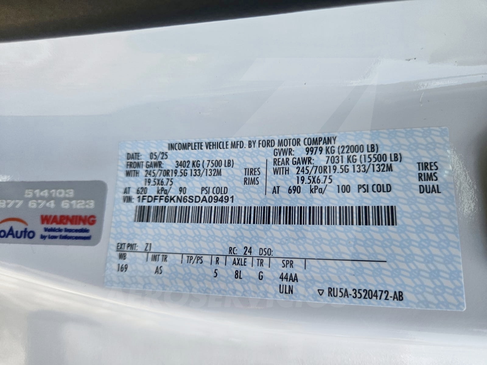 Truck Chassis Ford F-600