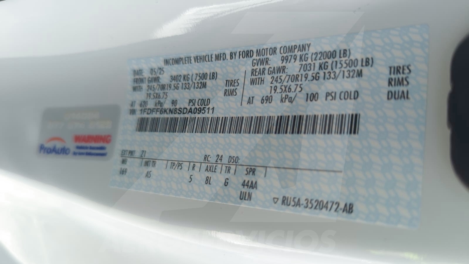 Truck Chassis Ford F-600