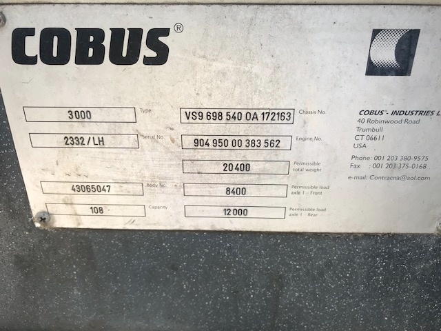 Airport Apron Bus Cobus 3000 - 108 pax.