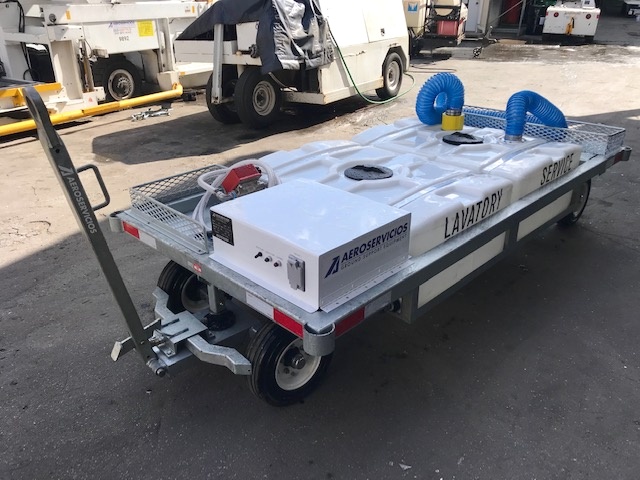 Electric Lavatory Service Cart - Standard GSE STD LC 110/110 ELP